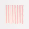 Pink Stripe Large Napkins (x 16)>Meri Meri Fashion