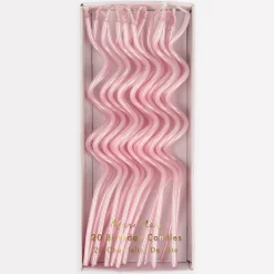 Pink Swirly Candles (x 20)>Meri Meri Online