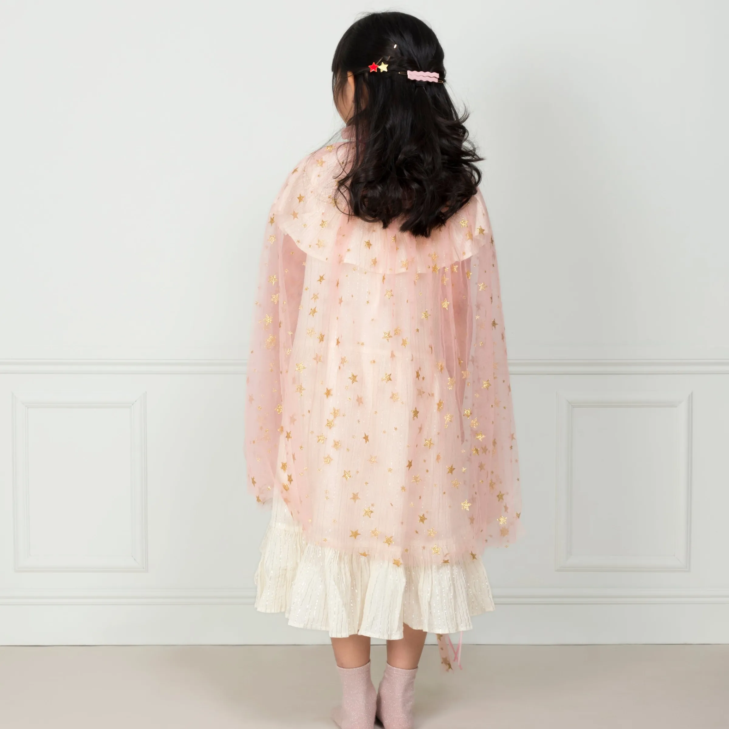 Pink Tulle Star Cape>Meri Meri Discount