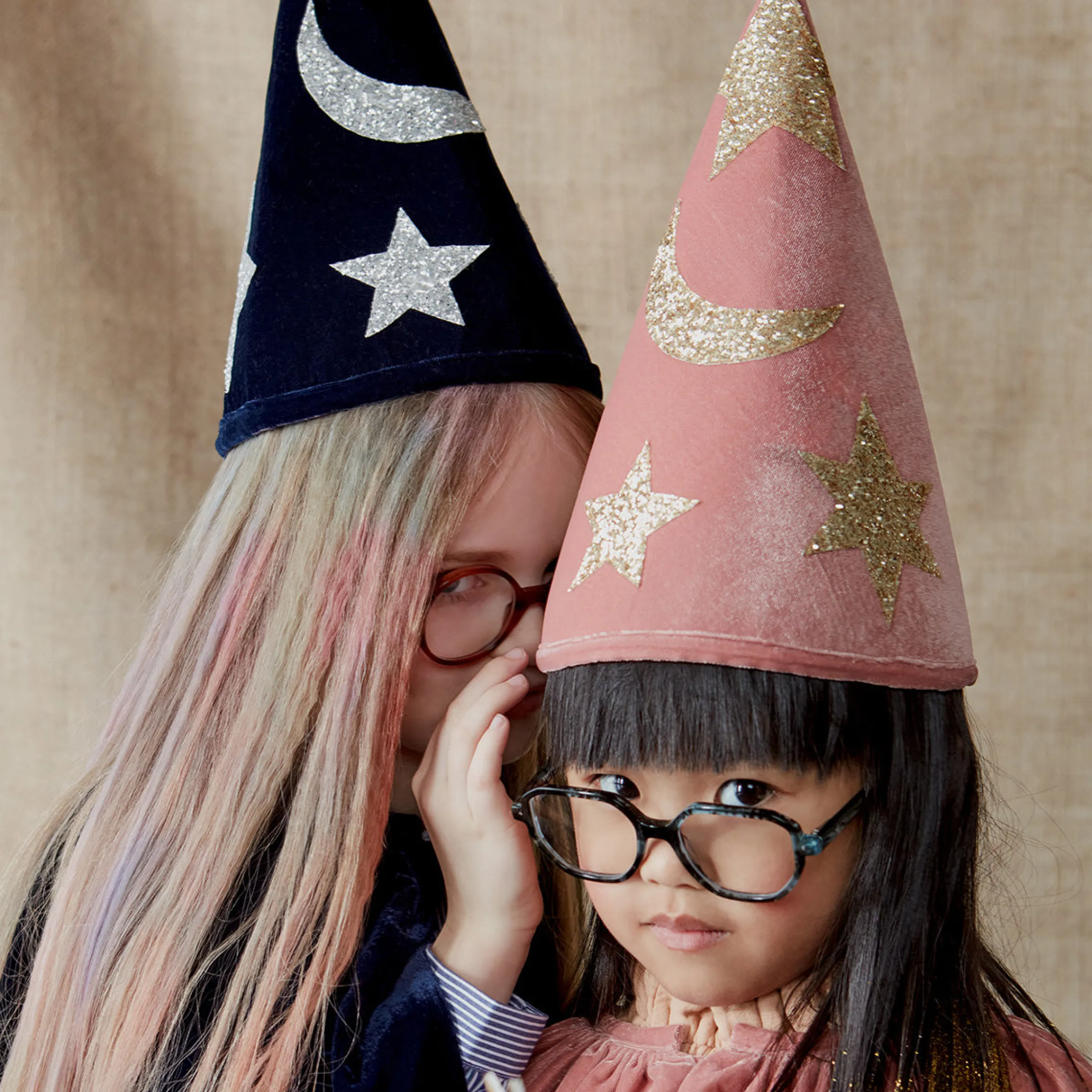 Pink Velvet Wizard Costume>Meri Meri New