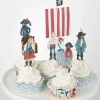 Pirate Ship Cupcake Kit (x 24 toppers)>Meri Meri Fashion