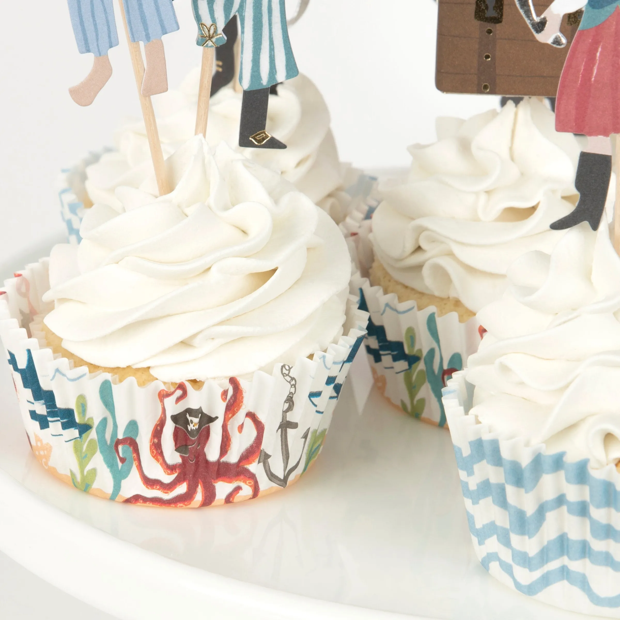 Pirate Ship Cupcake Kit (x 24 toppers)>Meri Meri Fashion