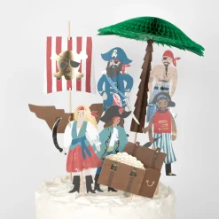 Pirates & Palm Tree Cake Toppers (x 7)><noscript><img width=
