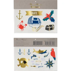 Pirate's Bounty Large Temporary Tattoos>Meri Meri Outlet