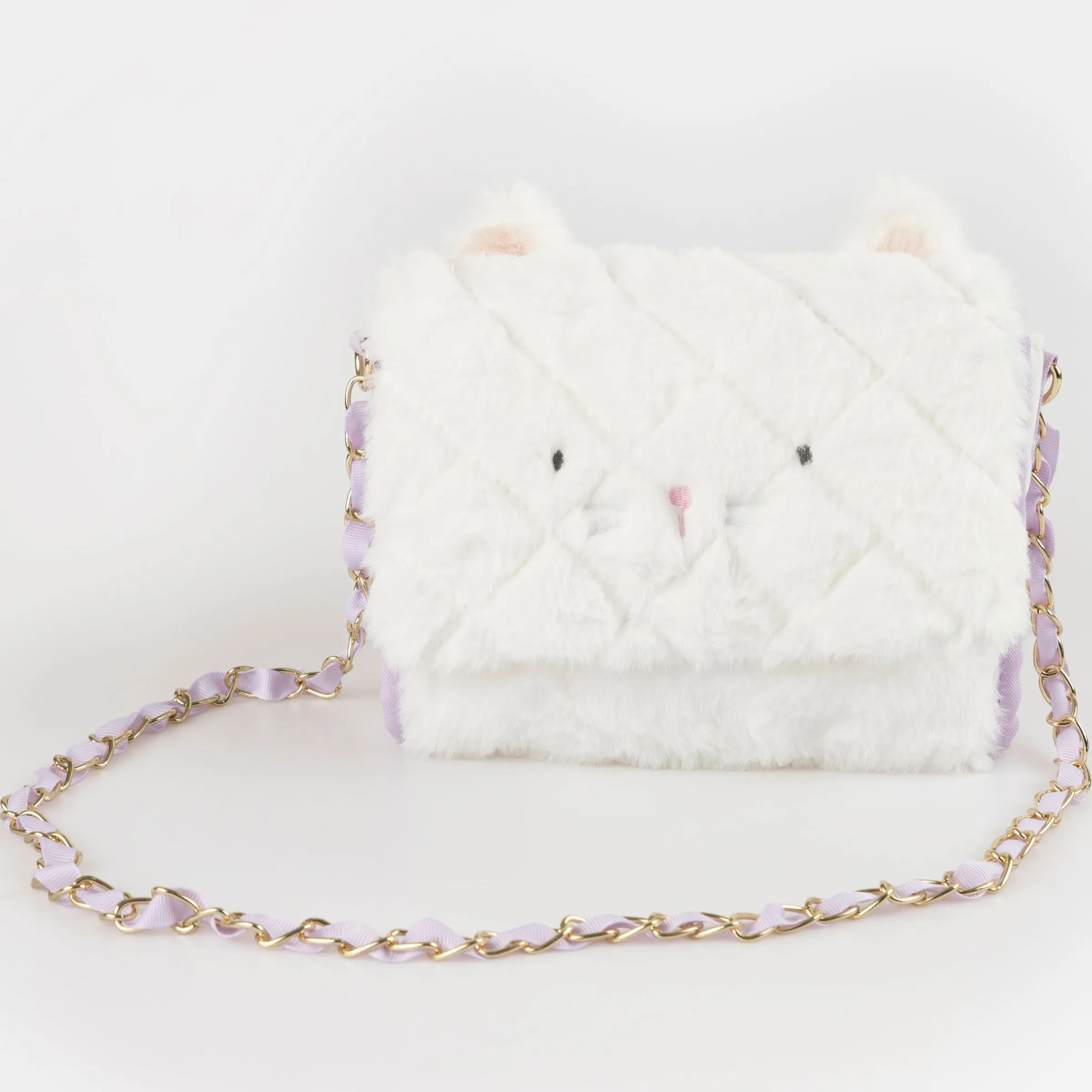 Plush Cat Handbag>Meri Meri Fashion