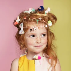 Pompom Ice Cream Hair Clips (x 2)><noscript><img width=