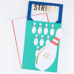 Pop-Up Bowling Birthday Card>Meri Meri Sale