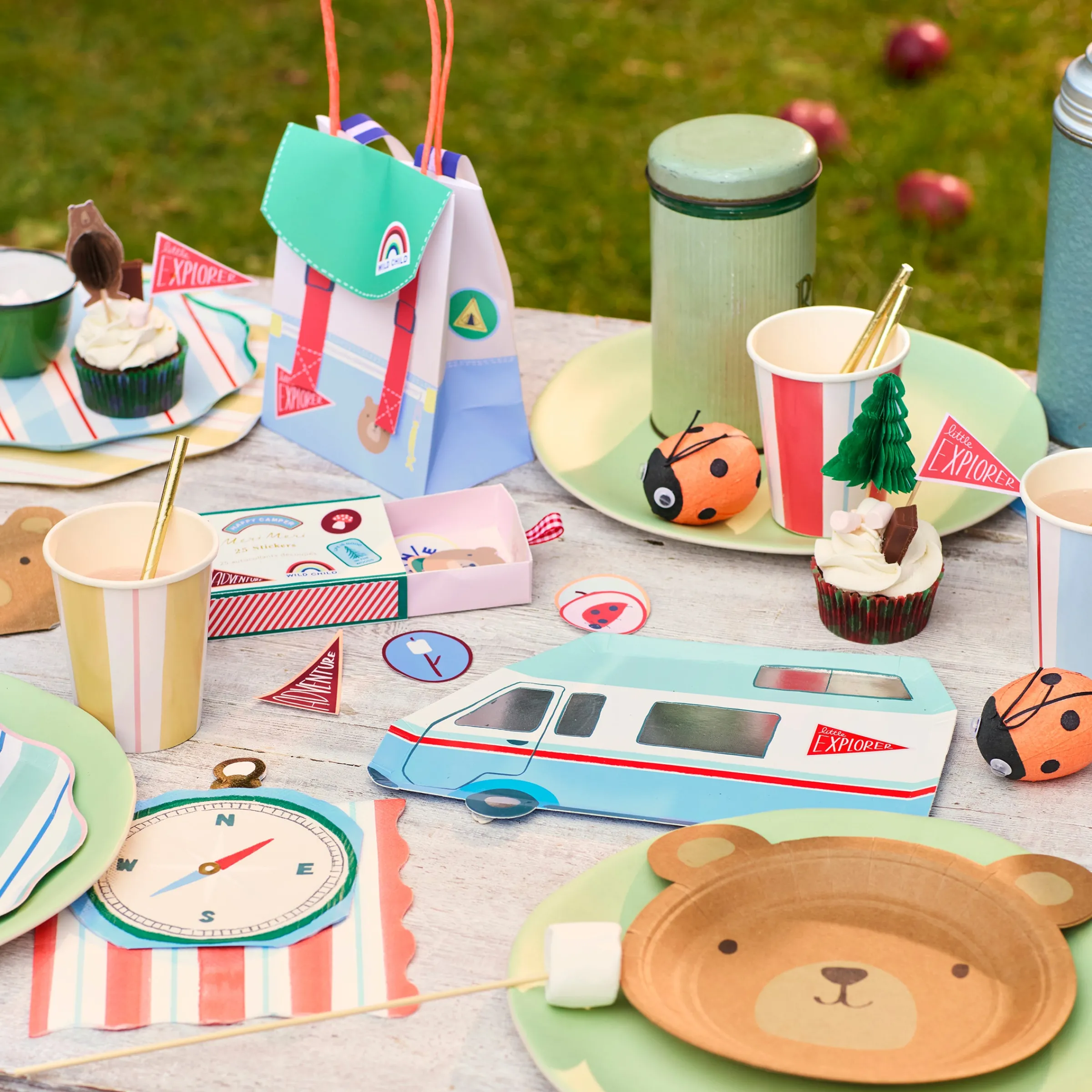Preppy Stripe Cups (x 8)>Meri Meri Discount