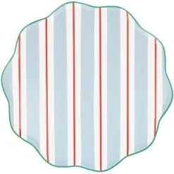 Preppy Stripe Dinner Plates (x 8)><noscript><img width=