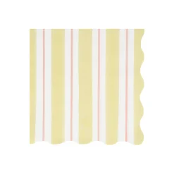 Preppy Stripe Large Napkins (x 16)><noscript><img width=