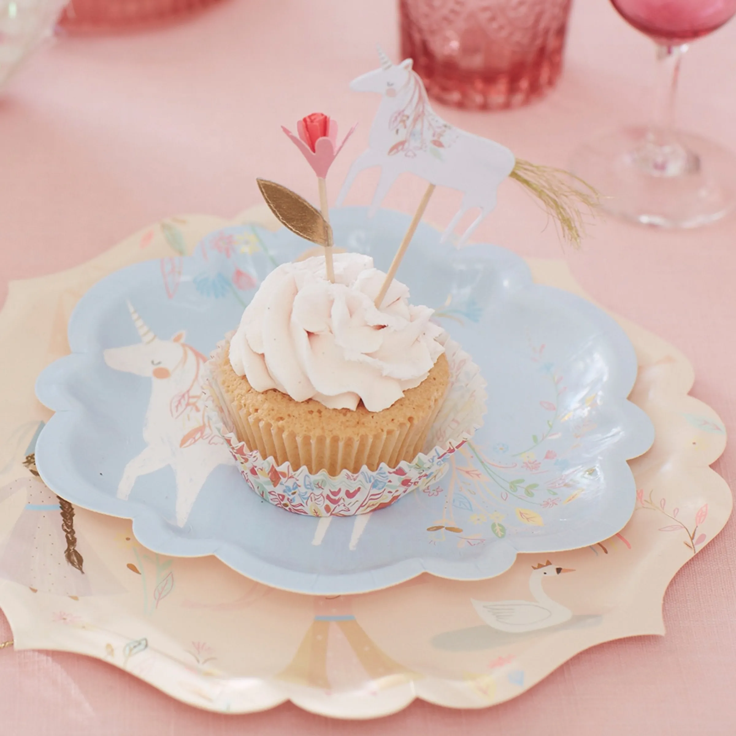 Princess Large Plates (x 8)>Meri Meri Fashion