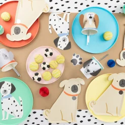 Pug Plates (x 8)>Meri Meri Outlet