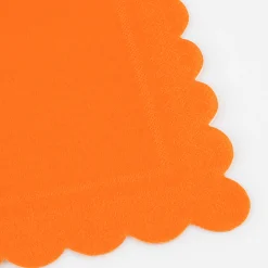 Pumpkin Orange Large Napkins (x 16)>Meri Meri Best