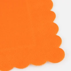 Pumpkin Orange Small Napkins (x 16)>Meri Meri Hot