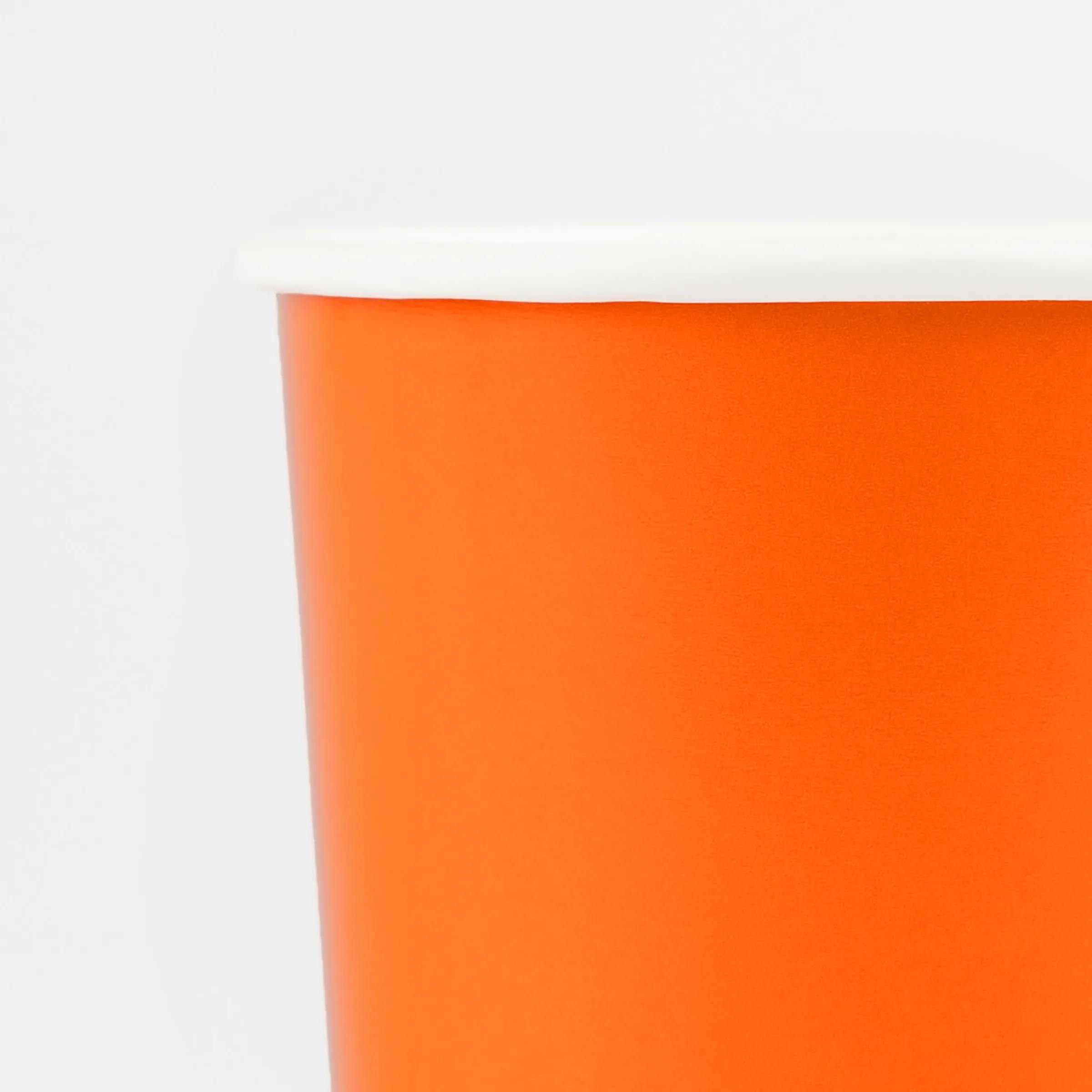 Pumpkin Orange Tumbler Cups (x 8)>Meri Meri Best