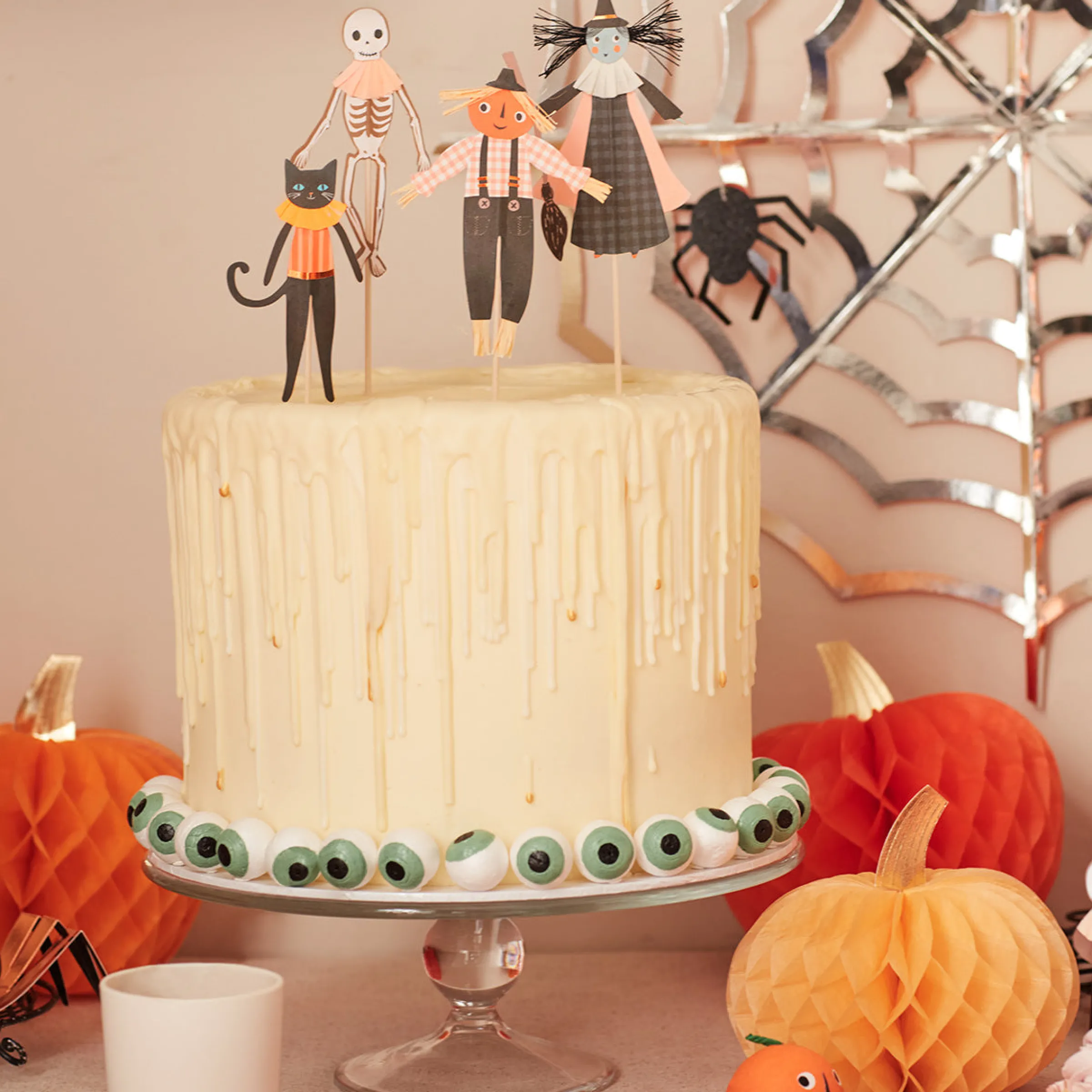 Pumpkin Patch Cake Toppers (x 4)>Meri Meri Best