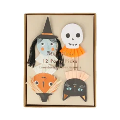 Pumpkin Patch Party Picks (x 12)>Meri Meri Discount