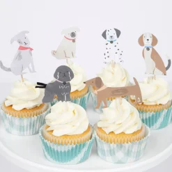 Puppy Cupcake Kit (x 24 toppers)>Meri Meri New