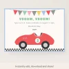 Race Car Download & Print Invitation>Meri Meri Discount