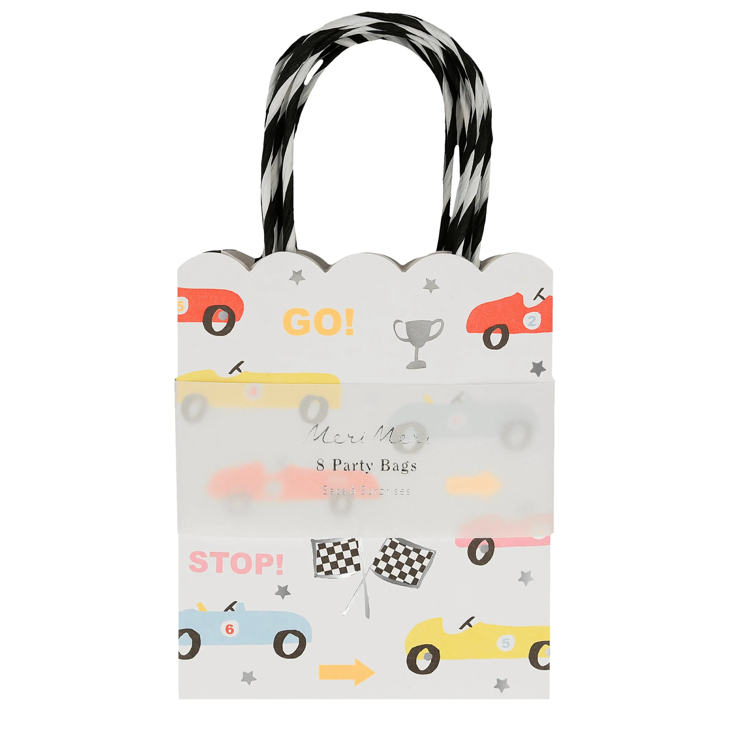Race Car Party Bags (x 8)>Meri Meri Discount