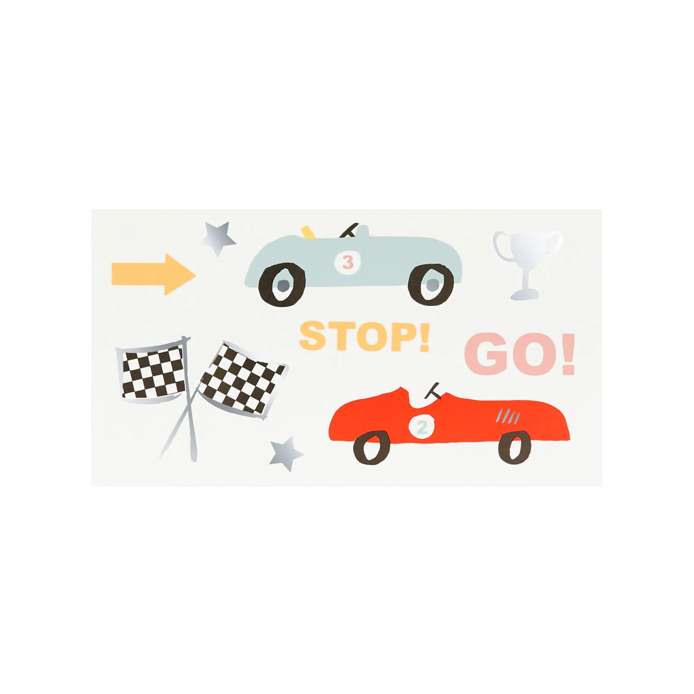 Race Car Temporary Tattoos>Meri Meri Discount