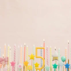 Rainbow Daisy Candles (x 12)>Meri Meri Online