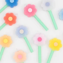 Rainbow Daisy Candles (x 12)><noscript><img width=