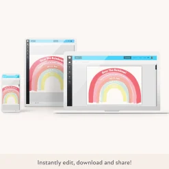 Rainbow Download & Print Invitation>Meri Meri Discount