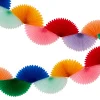 Rainbow Honeycomb Fan Garland>Meri Meri Best