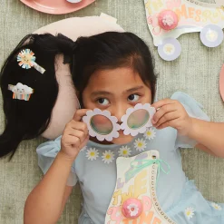Rainbow Sun & Cloud Hair Clips (x 2)>Meri Meri Best