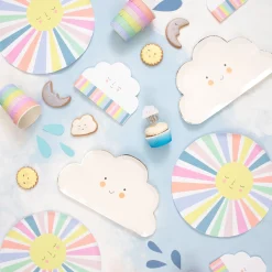 Rainbow Sun Dinner Plates (x 12)><noscript><img width=