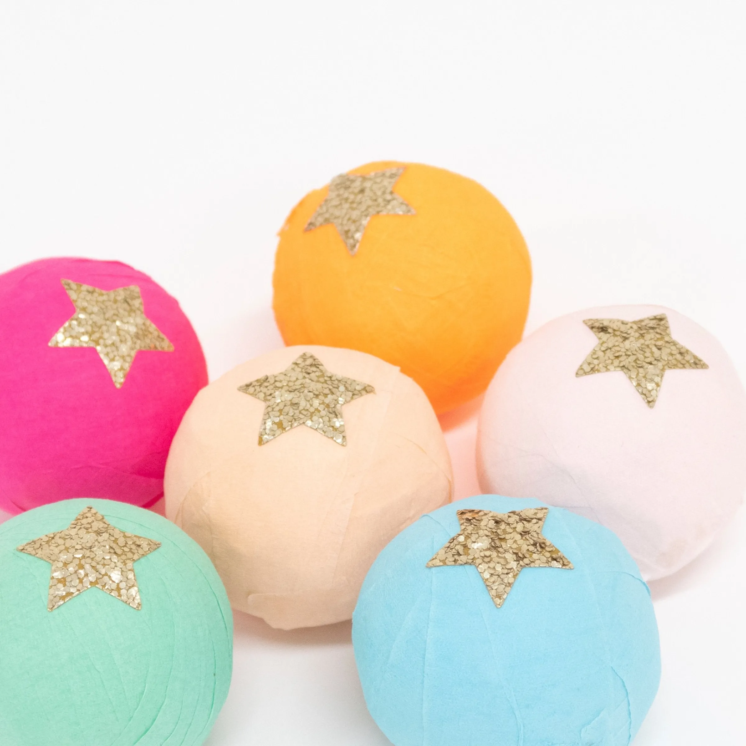 Rainbow Surprise Balls (x 6)>Meri Meri Best