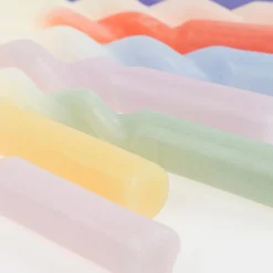 Rainbow Twisted Table Candles (x 8)><noscript><img width=