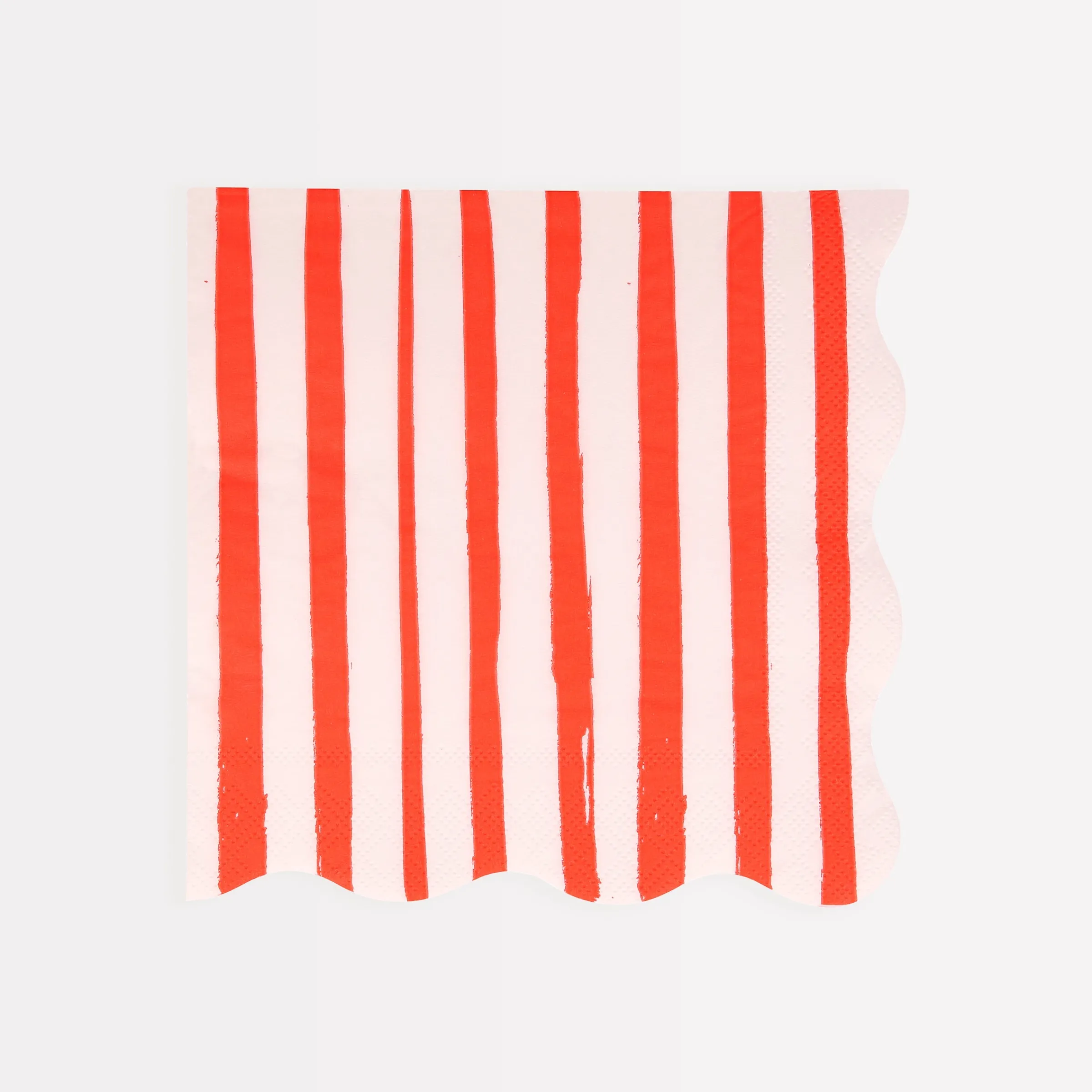 Red Stripe Large Napkins (x 16)>Meri Meri Outlet