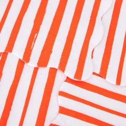 Red Stripe Small Napkins (x 16)><noscript><img width=