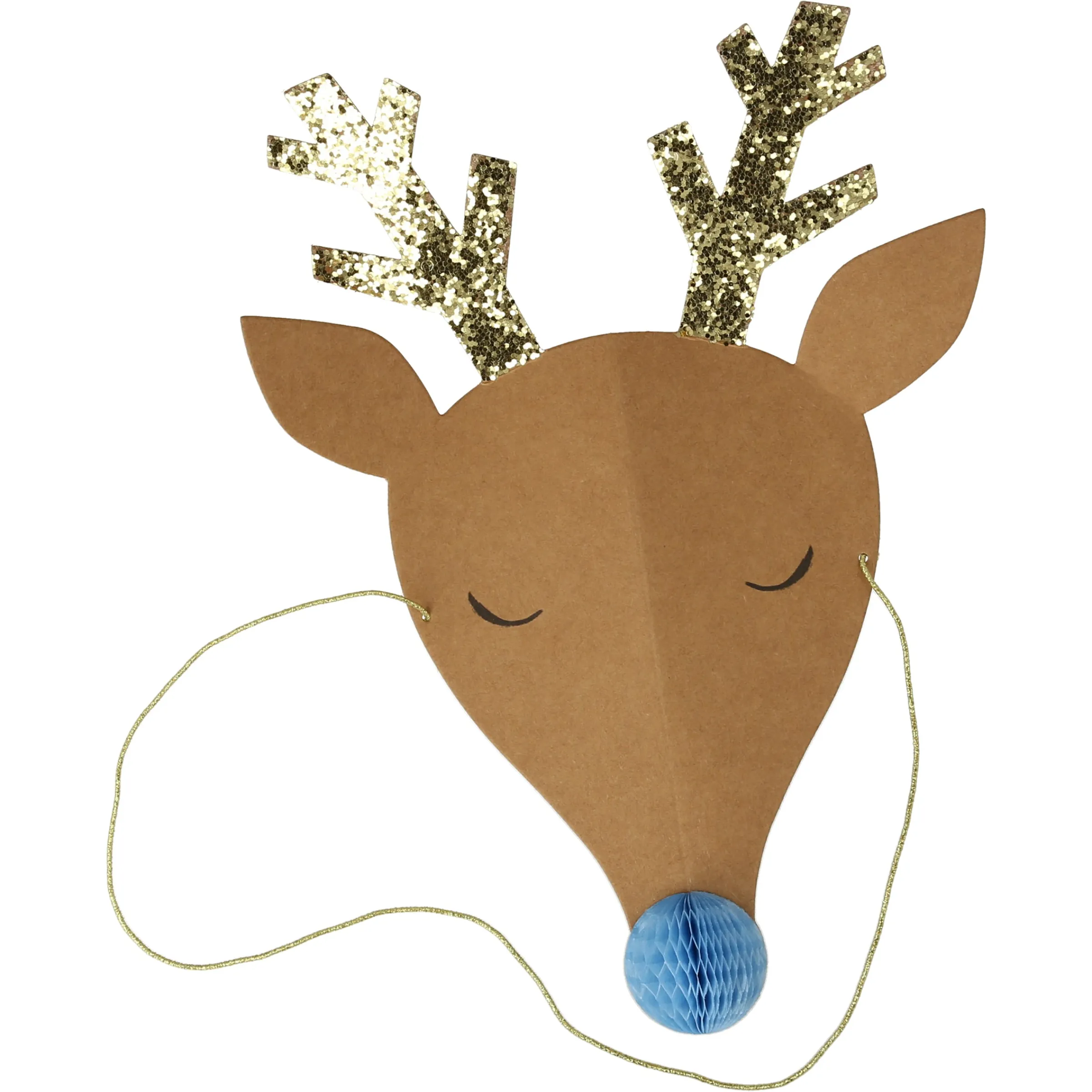 Reindeer Party Hats (x 6)>Meri Meri Outlet