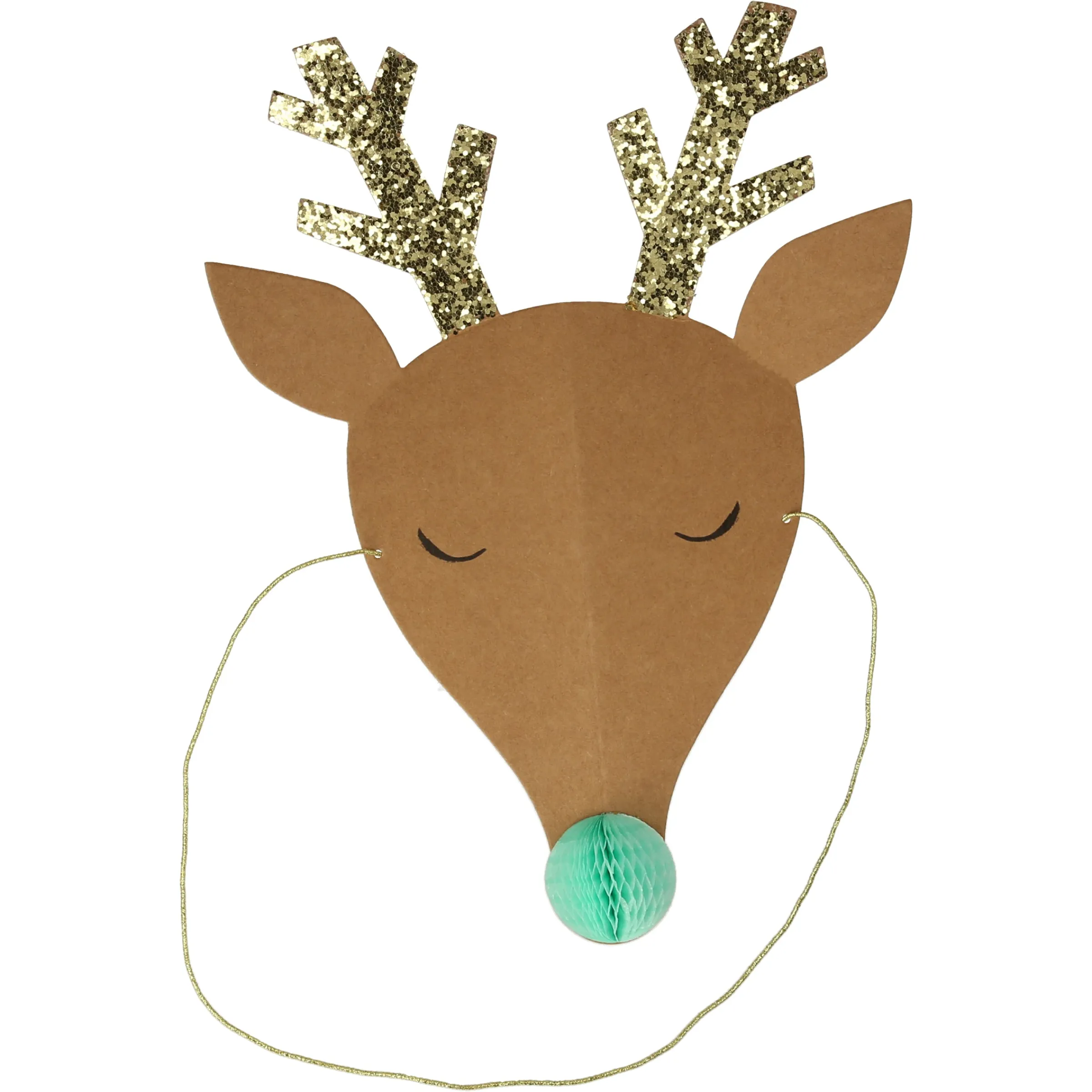 Reindeer Party Hats (x 6)>Meri Meri Outlet