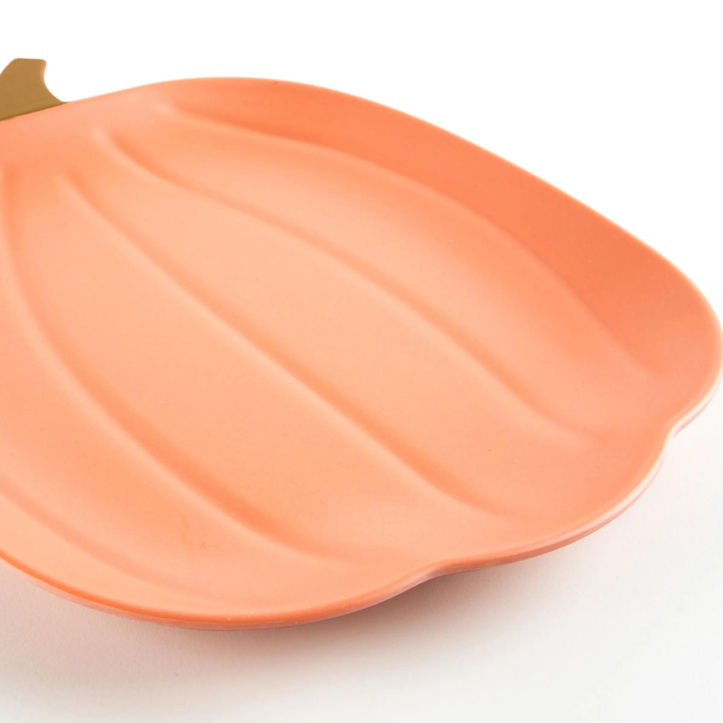 Reusable Bamboo Pumpkin Plate>Meri Meri Sale
