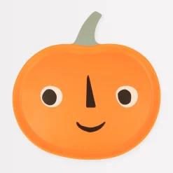 Reusable Jack O' Lantern Plate>Meri Meri Hot
