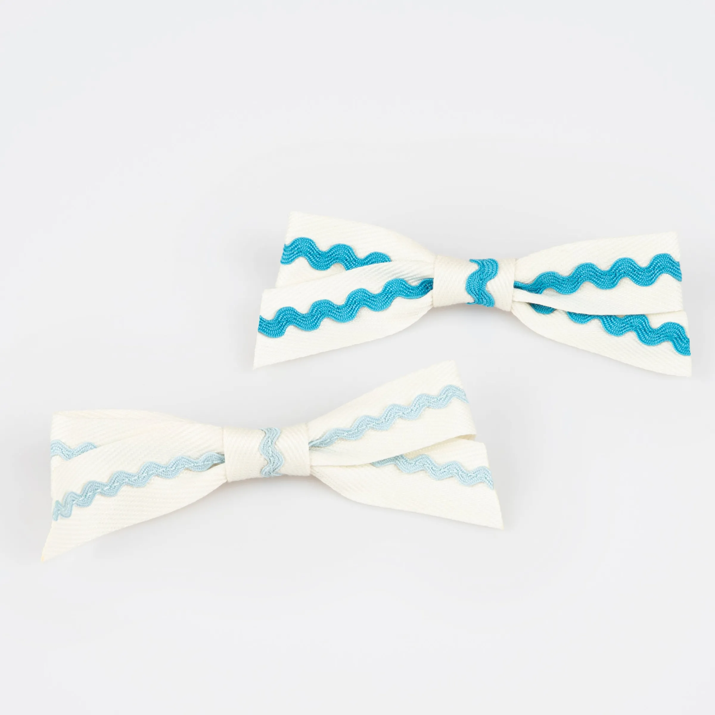 Ricrac Bow Hair Clips (x 5)>Meri Meri Hot