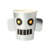 Robot Cups (x 8)>Meri Meri Clearance
