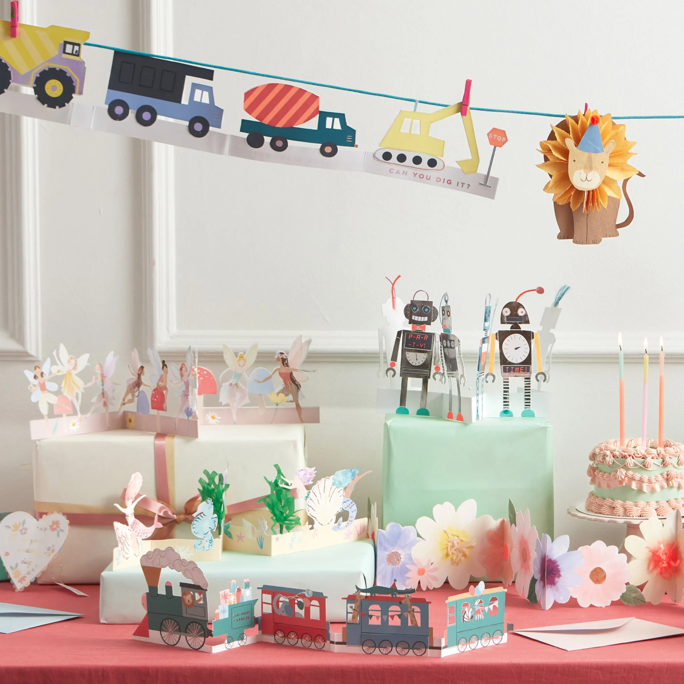 Robots Birthday Card>Meri Meri Sale