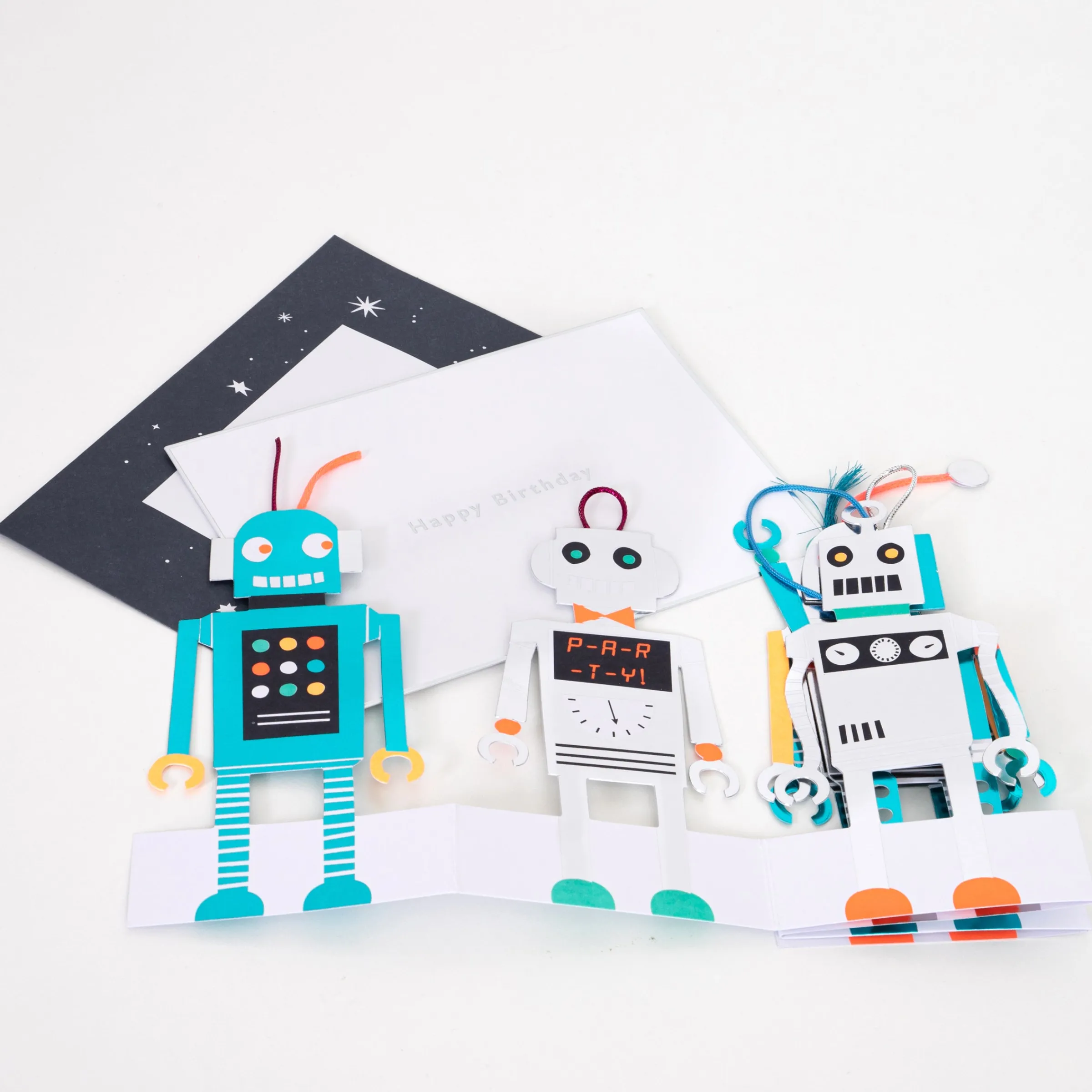 Robots Birthday Card>Meri Meri Sale