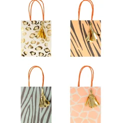Safari Animal Print Party Bags (x 8)>Meri Meri Fashion