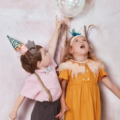 Safari Animal Print Party Hats (x 8)><noscript><img width=