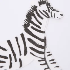 Safari Zebra Napkins (x 20)>Meri Meri Clearance