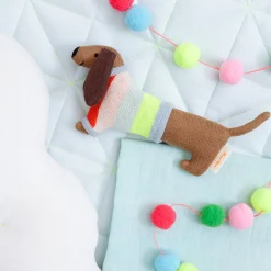 Sausage Dog Baby Rattle><noscript><img width=