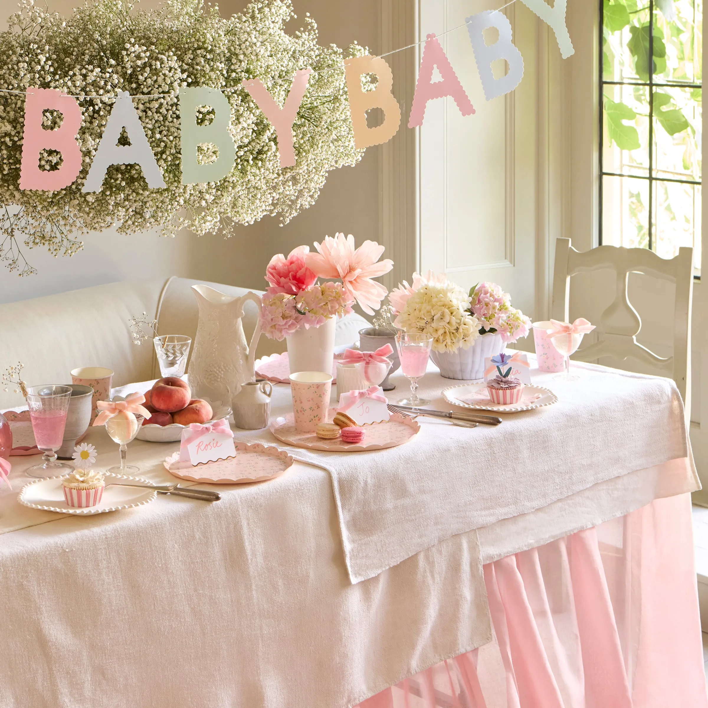 Scallop Edge Baby Garland>Meri Meri Discount