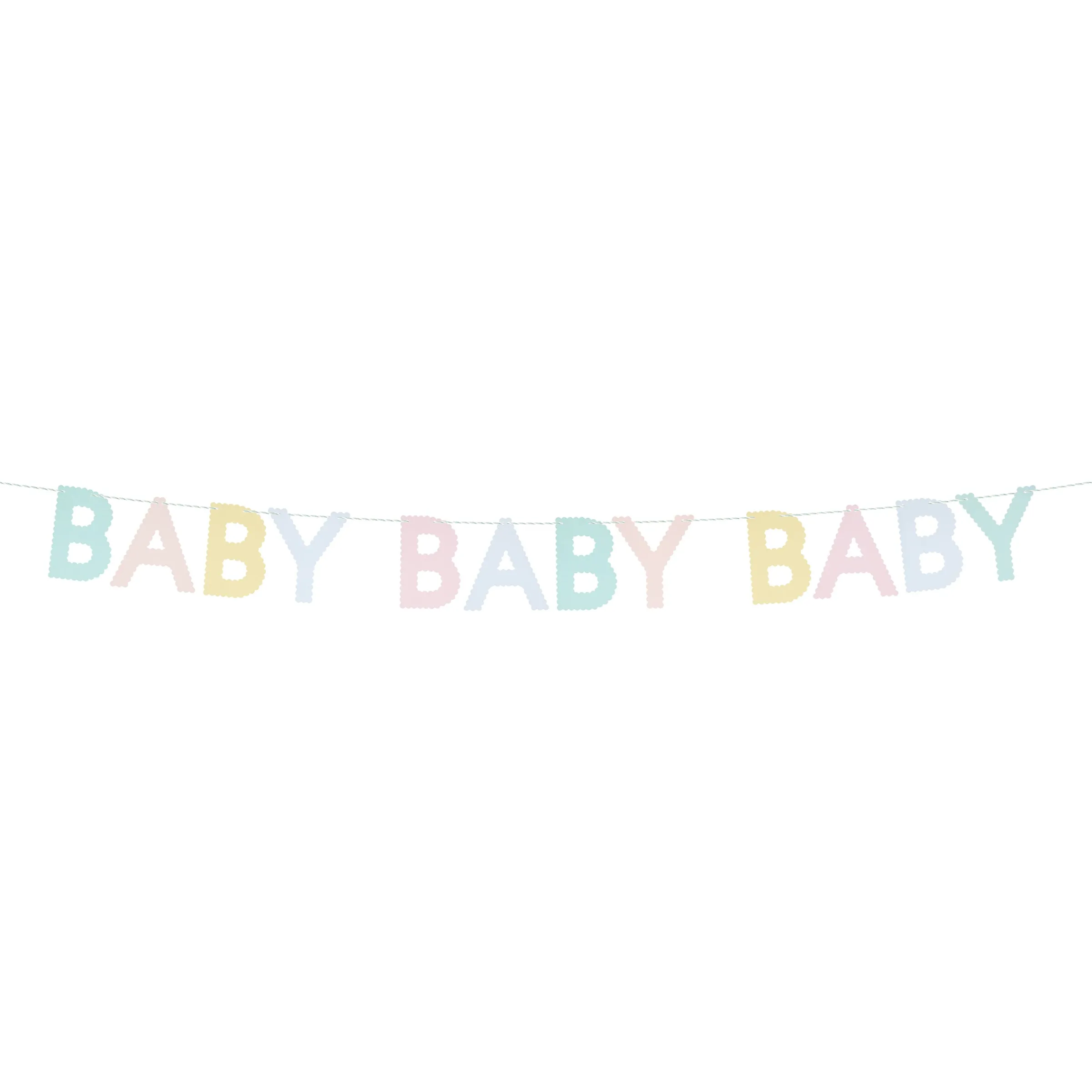 Scallop Edge Baby Garland>Meri Meri Discount