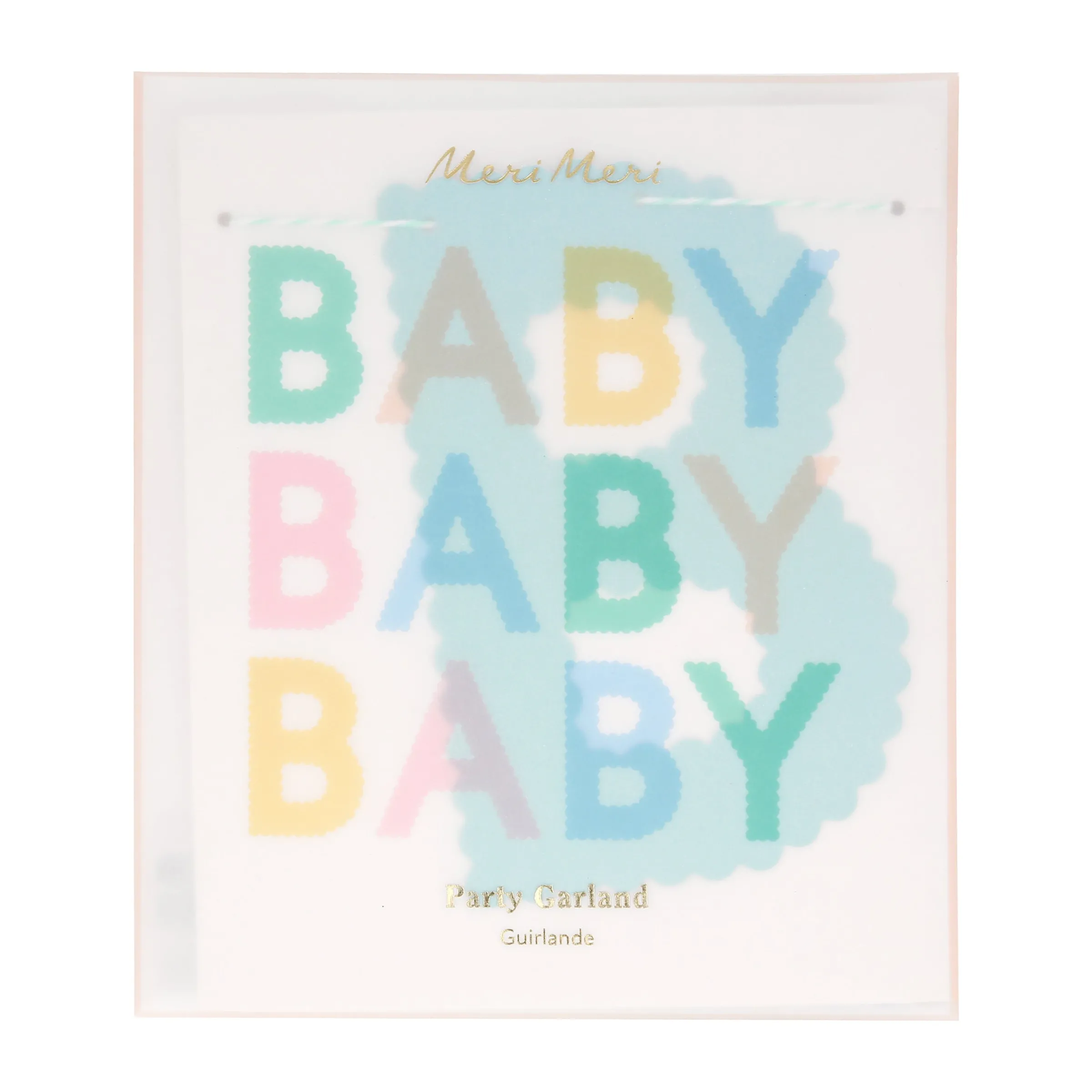 Scallop Edge Baby Garland>Meri Meri Discount